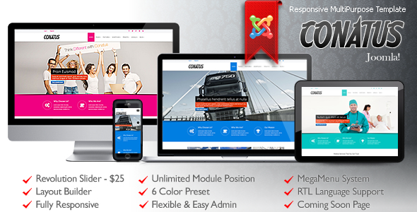 Conatus Responsive MultiPurpose Joomla Template icon