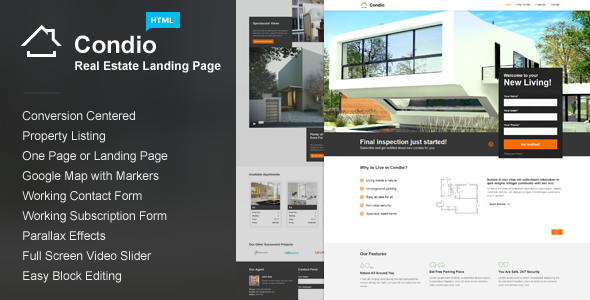 Condio - Real Estate Landing Page icon