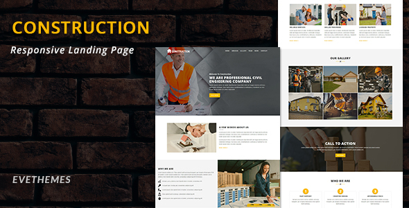 Construction - Multipurpose Responsive HTML Landing Page icon