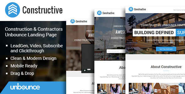 Constructive - Contractors Unbounce Landing Page icon