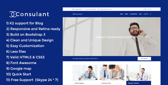 Consulant - Corporate & Business Joomla Template icon