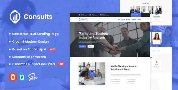 Consults – Consulting and Finance HTML Landing Page Template icon