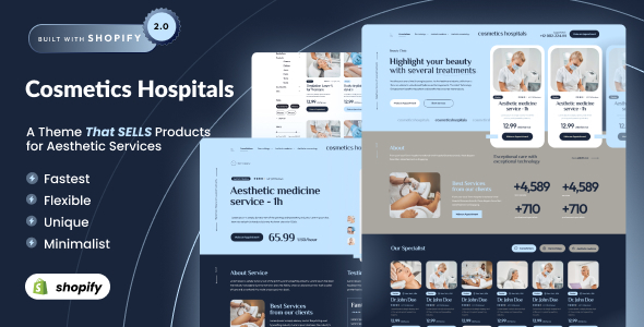 Cosmetics Hospitals - Medical & Health Clinic Shopify 2.0 Theme icon