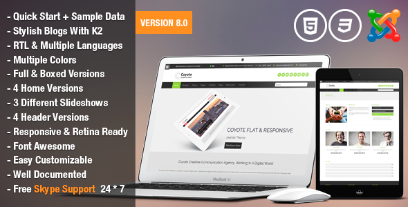 Coyote - Responsive Business Joomla Template icon