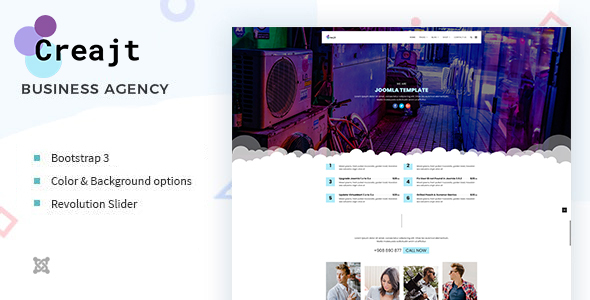 Creajt - Business Agency Joomla Template icon