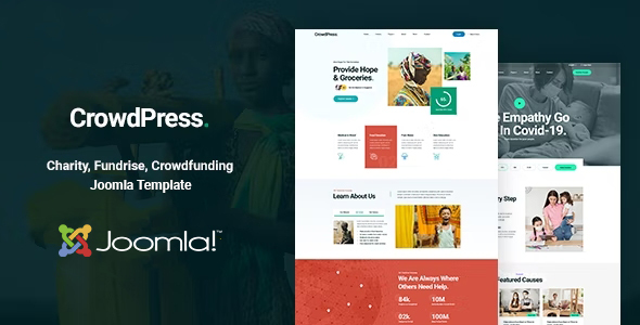 CrowdPress - Crowdfunding & Charity Joomla Template icon