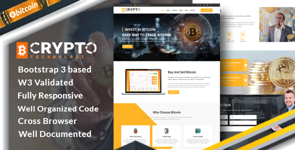 Crypto - Bitcoin Currency Drupal Theme icon