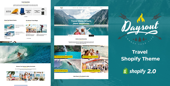Daysout - Travel & Outdoor Store Shopify Theme icon