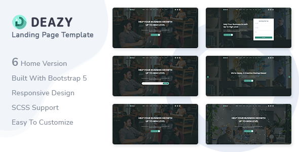 Deazy - Bootstrap 5 Landing Page Template icon