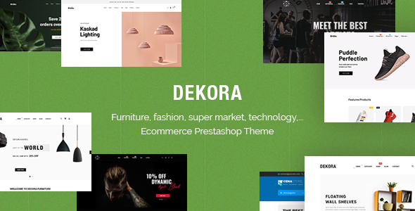 Dekora - Multipurpose Responsive Prestashop 1.7.7.x Theme icon