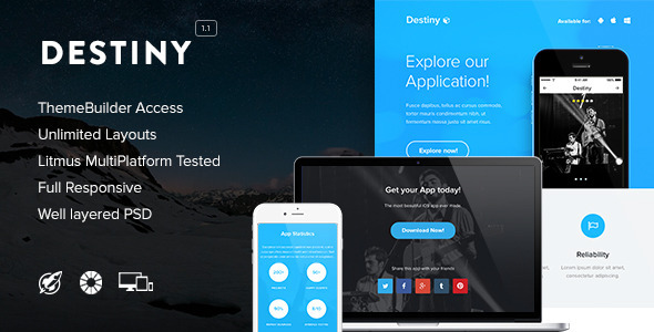 Destiny - Responsive Email + Themebuilder Access icon