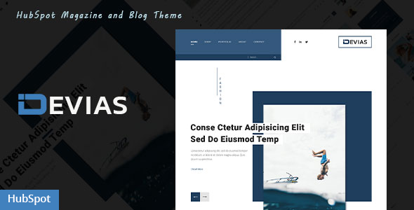 Devias - HubSpot Magazine and Blog Theme icon