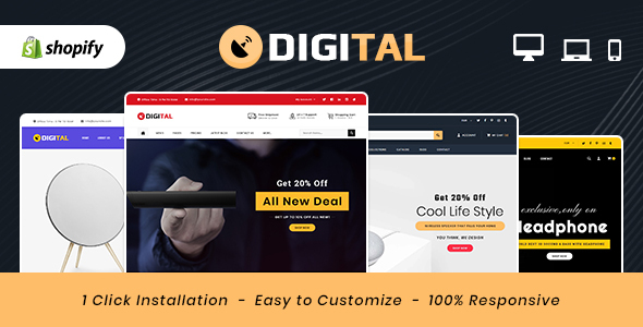 Digital - Electronics MultiPurpose Shopify Theme icon