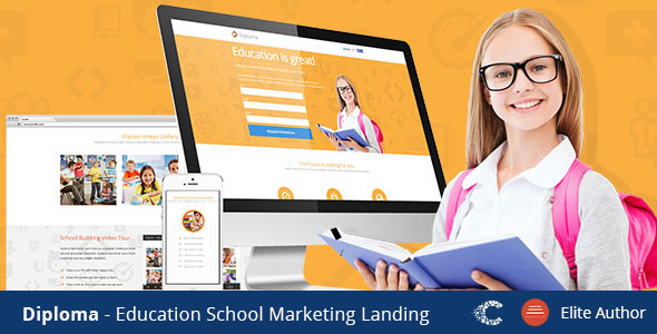 Diploma - Unbounce Landing Page Template icon