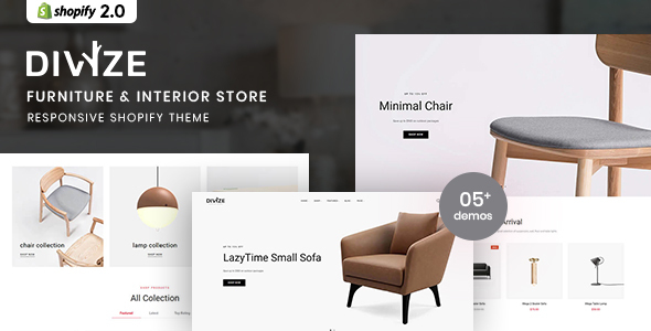 Divize - Furniture & Interior Responsive Shopify 2.0 Theme icon