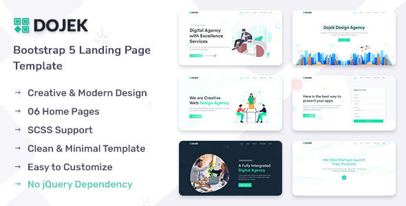 Dojek - Landing Page Template icon