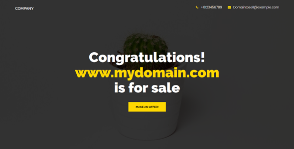 Domain For Sale Template icon