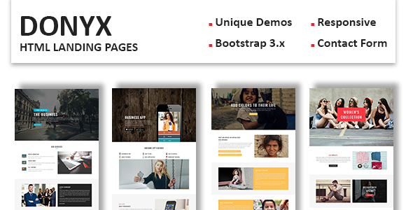 Donyx - Multipurpose Responsive Landing Pages icon