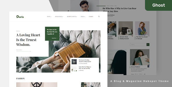 Doris - Blog and Magazine Ghost Theme icon