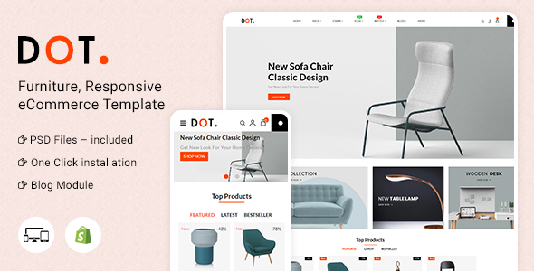 Dot Furniture Shopify Responsive Theme icon