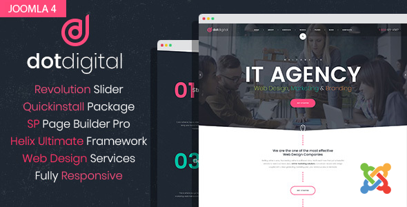 DotCreative – Web Design Agency Joomla 4 Template icon