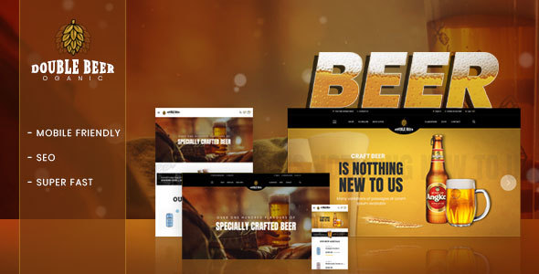 Double Beer – Section Shopify Theme 2023 For Beer Store Online icon