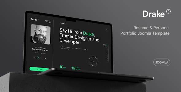 Drake - Personal Portfolio Joomla 4 Template icon