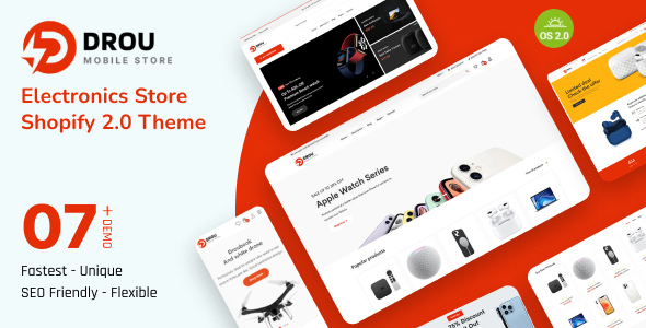 Drou - Electronics Store Shopify 2.0 Theme icon