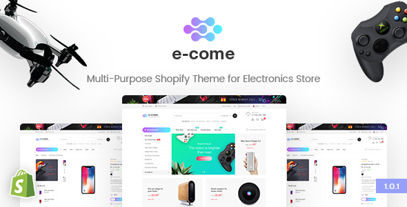 E-come | Multi-Purpose Shopify Theme for Electronics Store icon