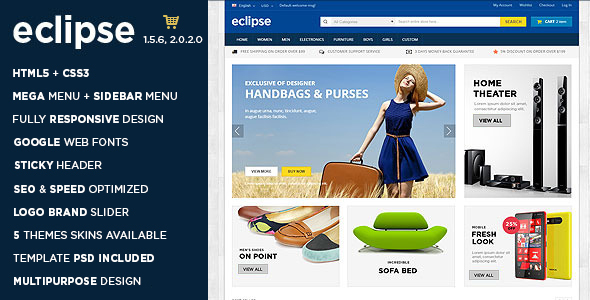 Eclipse - Digital Store Responsive OpenCart Theme icon