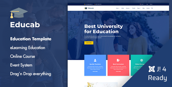 Educab - University Education Joomla 4 Template icon