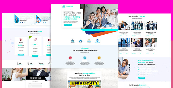 Education - Educational Landing page icon