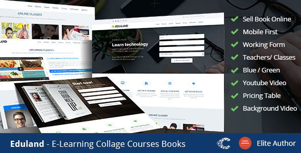 Eduland - Collage Career HTML Landing Page icon