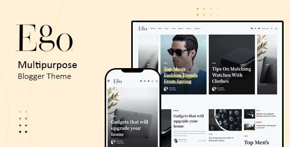 Ego - Multipurpose Blogger Theme icon