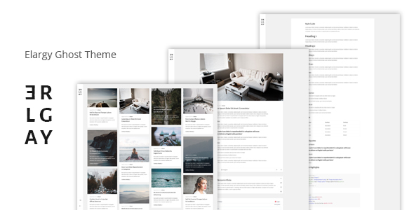 Elargy - Responsive Minimal Ghost Theme icon