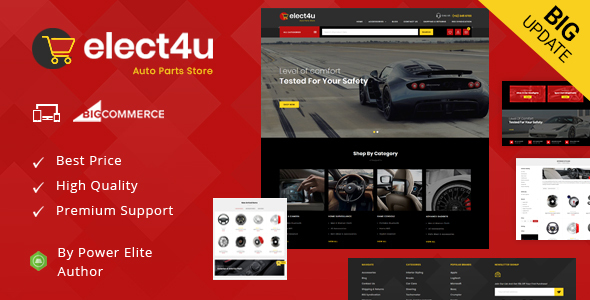 Elect4u - Multipurpose Stencil BigCommerce Theme