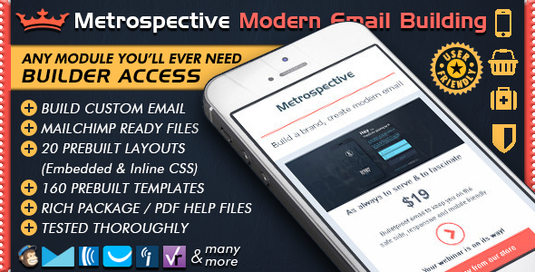 Email Template Builder - METROSPECTIVE Newsletter icon