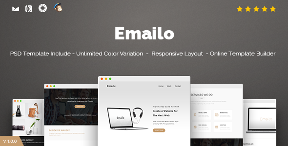Emailo - Responsive Email and Newsletter Template icon