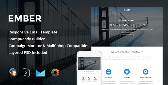 Ember - Responsive Email + StampReady Builder icon