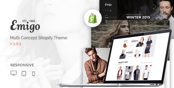 Emigo - Multi Concept Shopify Theme icon