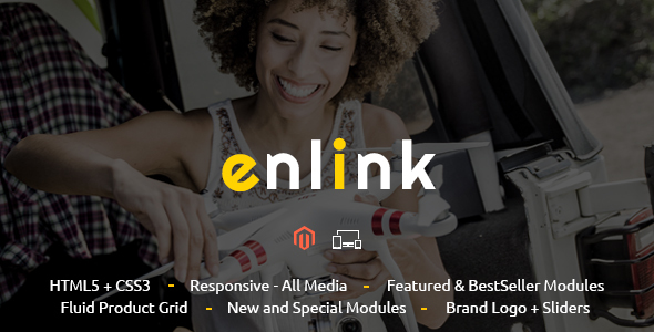 Enlink - Single Product Magento Theme icon