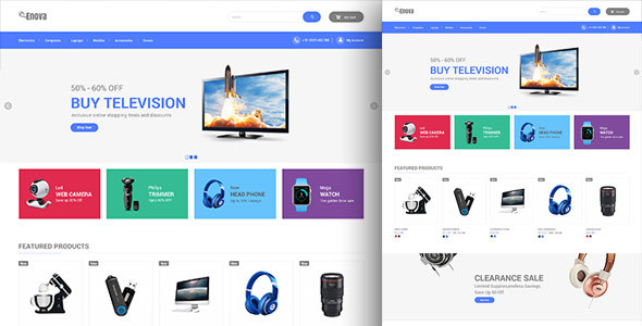 Enova - Electronics Mobile Digital Prestahsop 1.7 Theme