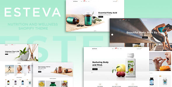 Esteva - Nutrition and Wellness Shopify Theme icon