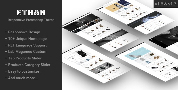 Ethan Responsive Prestashop 1.6, 1.7 Theme icon