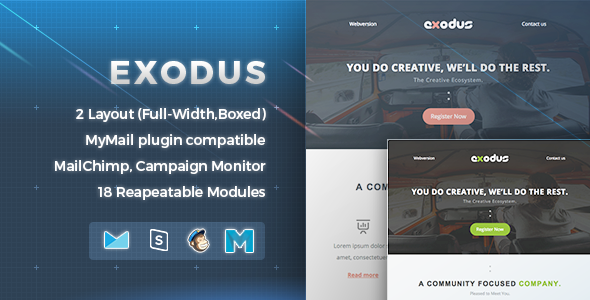 Exodus | Newsletter Email icon