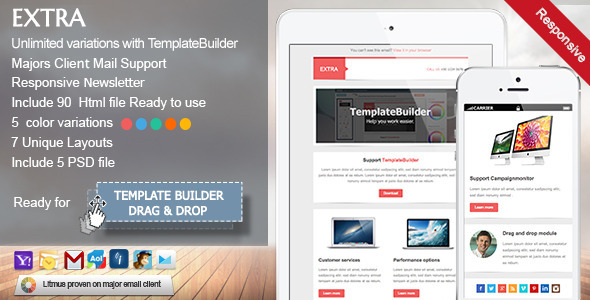 Extra - Responsive E-mail Template icon
