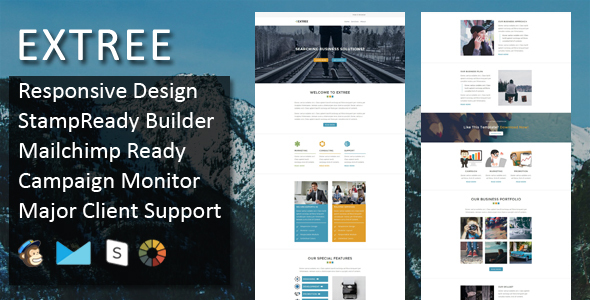 Extree - Multipurpose Responsive Email Template + Stampready Builder icon
