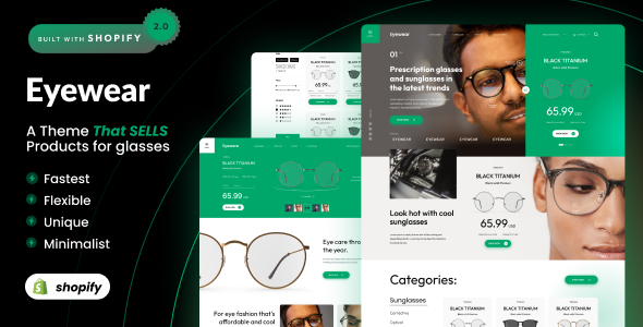 Eyewear - Shopify 2.0 Sunglasses Shop Theme icon