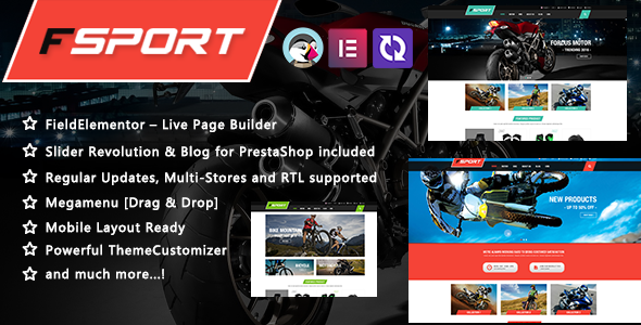 FSport - Motor & Bike Equipments PrestaShop Theme icon