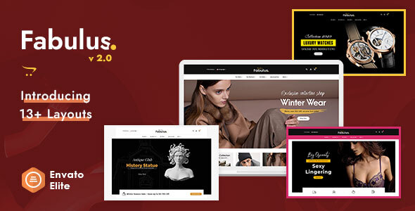 Fabulus 2.0 - OpenCart 3 Multi-Purpose Responsive Theme